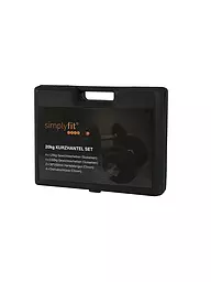 SIMPLY FIT | Kurzhantel Set 20kg | schwarz