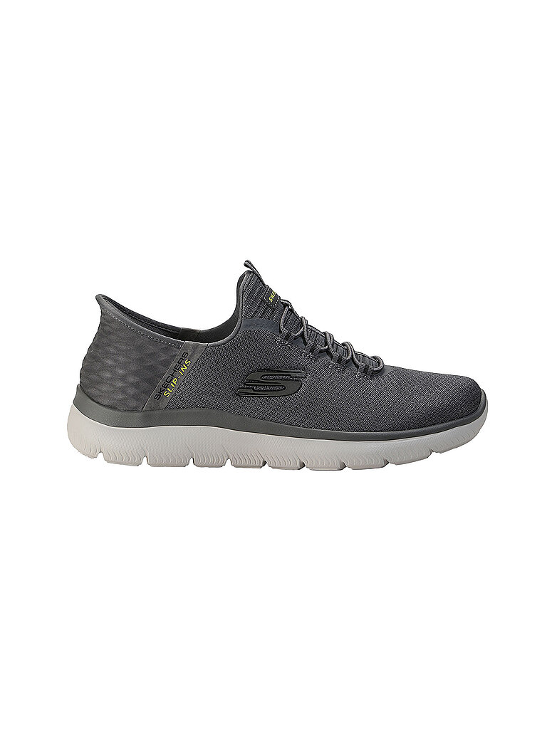 SKECHERS Herren Sneakers Slip In Summits High grau | 45