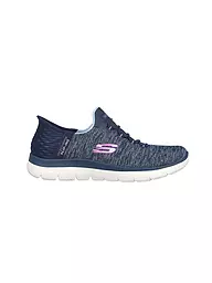 SKECHERS | Damen Fitnessschuhe Slip-ins: Summits  | blau