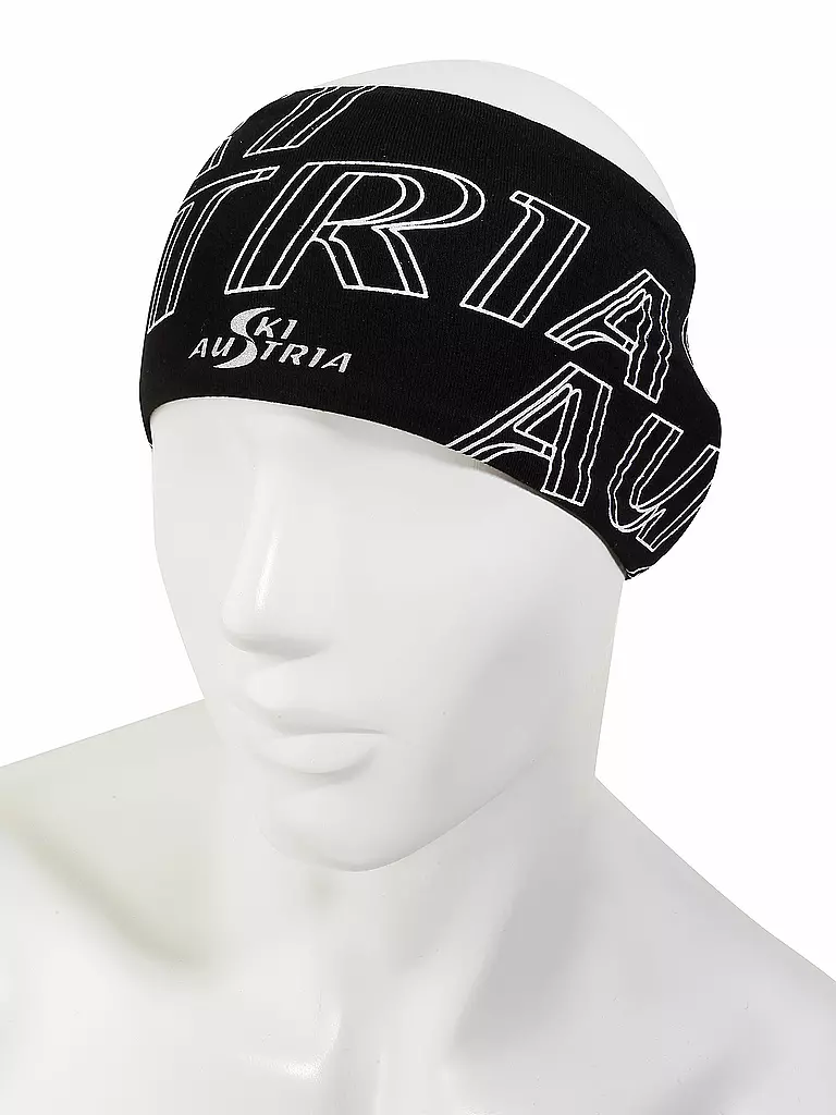 SKI AUSTRIA | Stirnband Headband Flash | schwarz