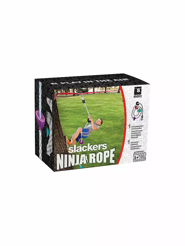 SLACKERS | Ninja Rope - Kletterseil | bunt