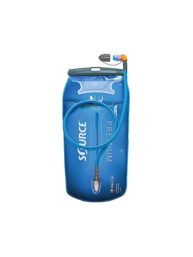 Source SOURCE Trinkblase Widepac Premium Kit 3L blau, blau