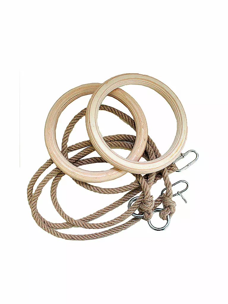 SPARTAN | Turnringe mit Seil (24 cm) | keine Farbe