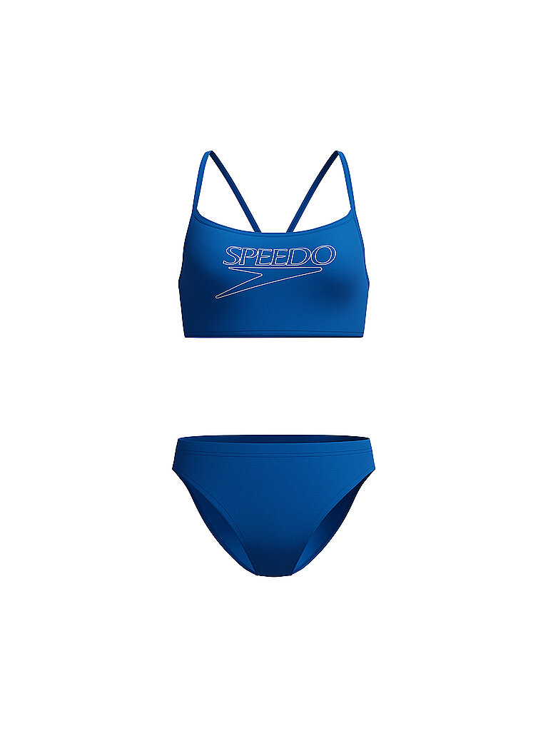 Speedo SPEEDO Damen Bikini Endurance Logo blau | 36, blau