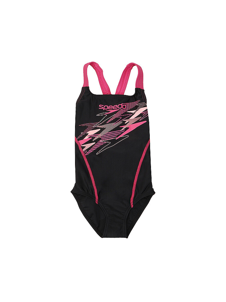 SPEEDO Mädchen Badeanzug Medley Logo grau | 128