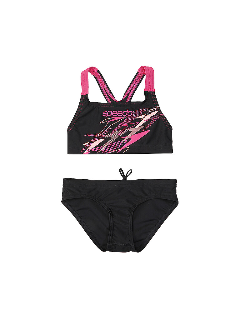 SPEEDO Mädchen Bikini Medley Logo grau | 176