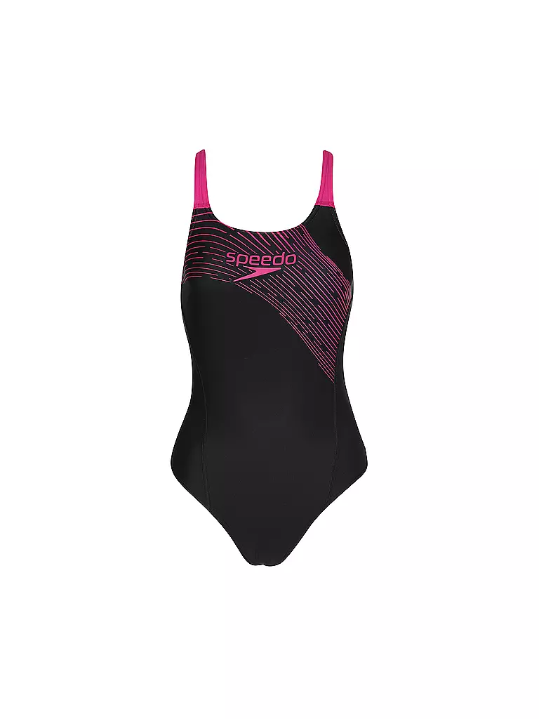 SPEEDO | Damen Badeanzug Medley Logo | schwarz