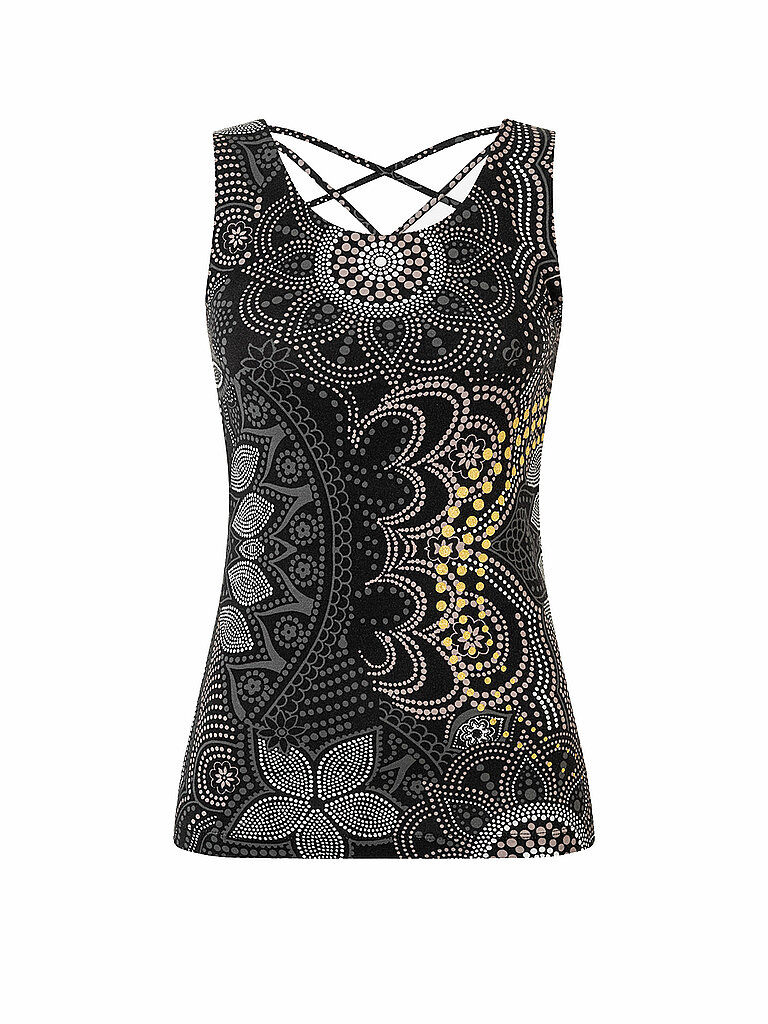 SPIRIT OF OM SPIRIT OF OM Damen Yogatank Maui schwarz | XS, schwarz