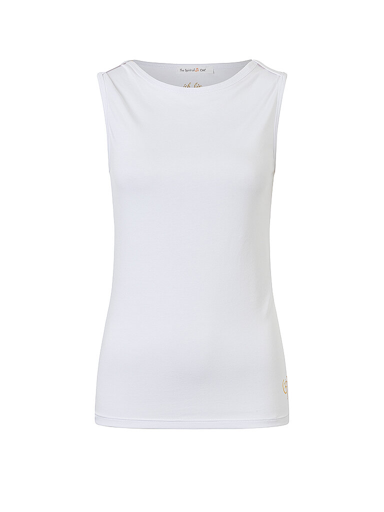 SPIRIT OF OM SPIRIT OF OM Damen Yogatank Bambus weiss | XS, weiss