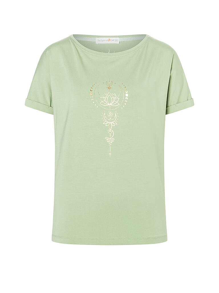 SPIRIT OF OM SPIRIT OF OM Damen Yogashirt Eka Padma hellgrün | XS, hellgrün