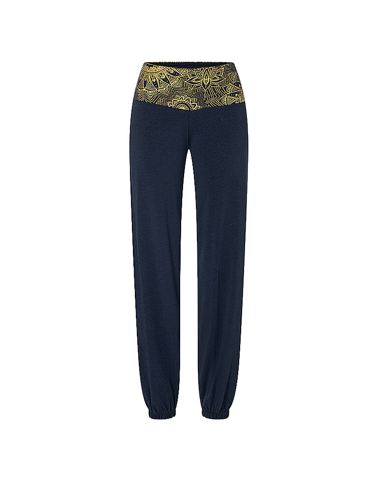 SPIRIT OF OM Damen Yogahose Bali dunkelblau | L