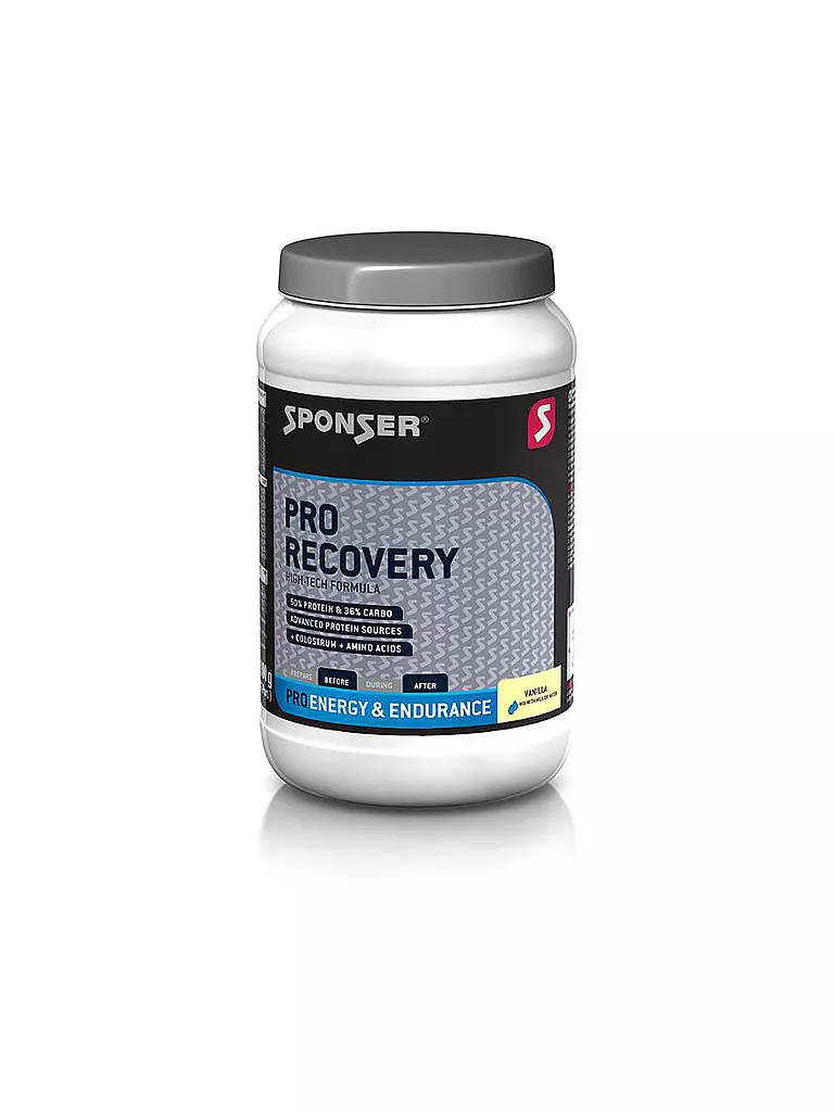 SPONSER | Pro Recovery 50% Protein / 36% Carbo Vanille, 900 g Dose | bunt