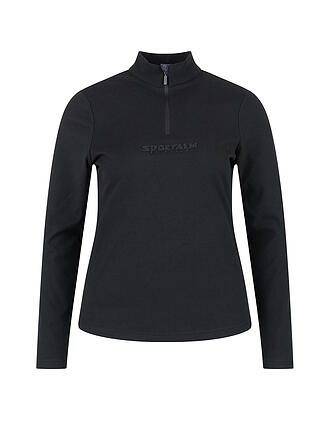 SPORTALM | Damen Unterzieh Zipshirt aus dünner Fleece-Qualität