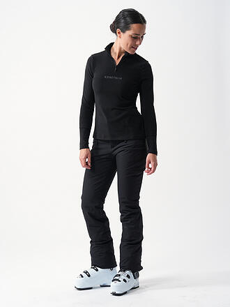 SPORTALM | Damen Unterzieh Zipshirt aus dünner Fleece-Qualität