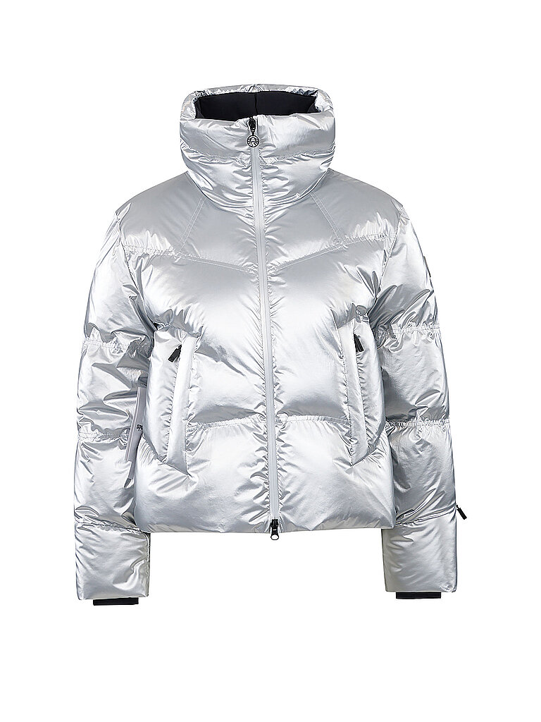 Sportalm SPORTALM Damen Daunen Skijacke in trendiger Metallicoptik hellgrau | 36, hellgrau