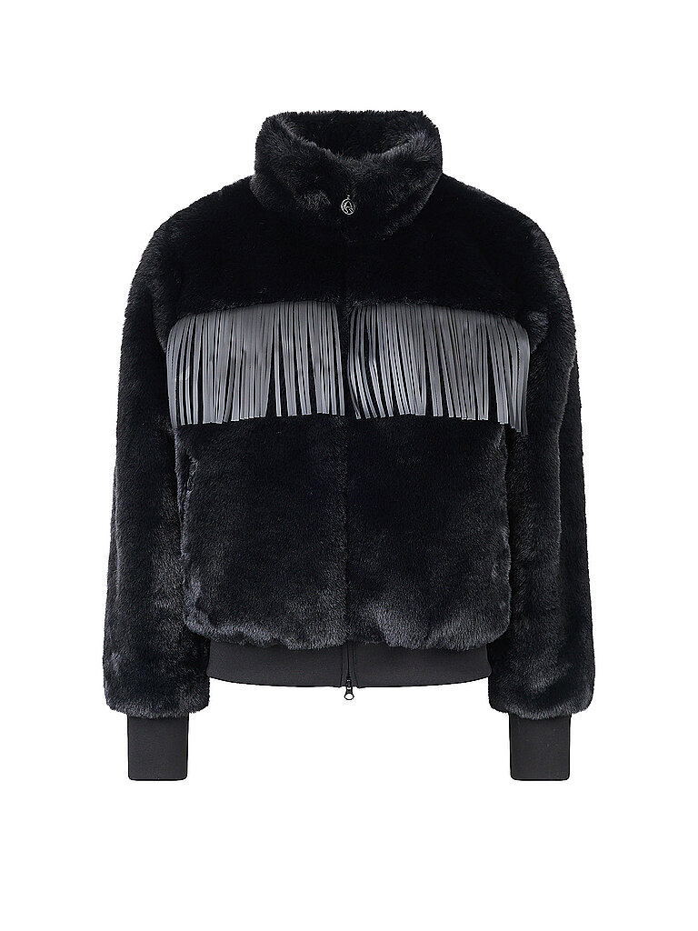 Sportalm SPORTALM Damen Plüschjacke schwarz | 36, schwarz