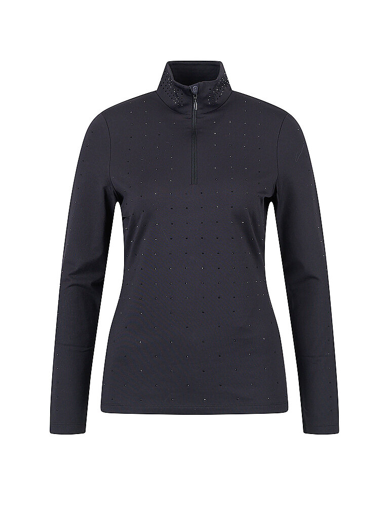 Sportalm SPORTALM Damen Unterzieh ZIpshirt aus kuscheligem Jersey schwarz | 42, schwarz