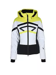 SPORTALM | Damen  Skijacke mit geometrischen Einsätzen | gelb