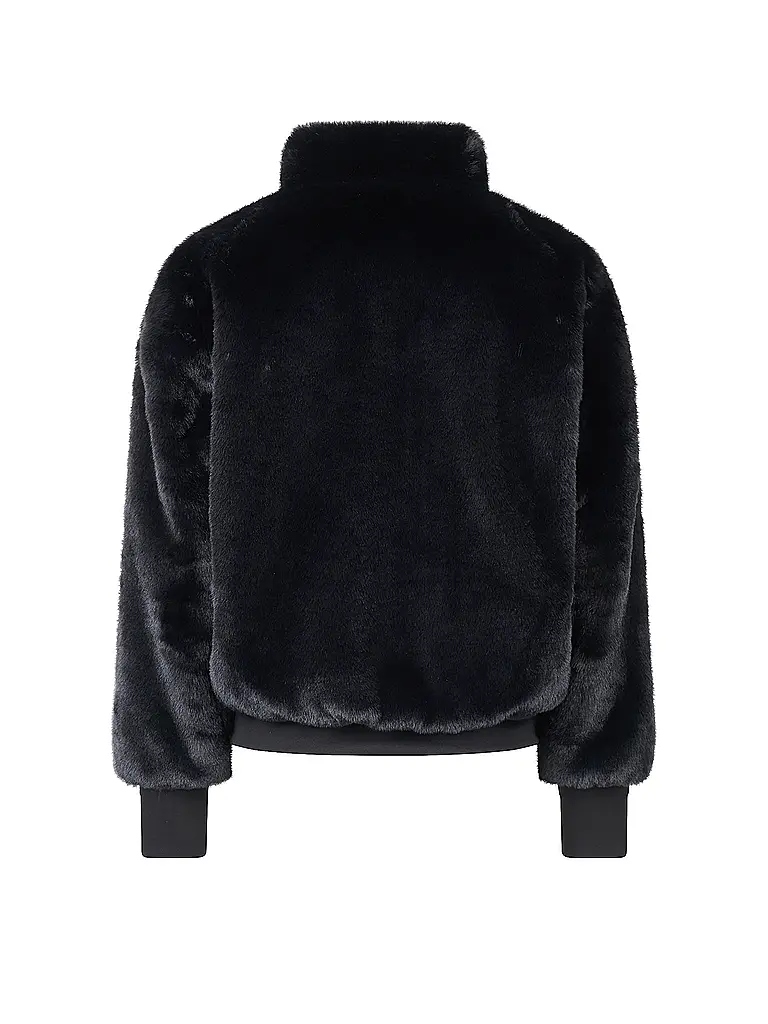 SPORTALM | Damen Plüschjacke | Schwarz
