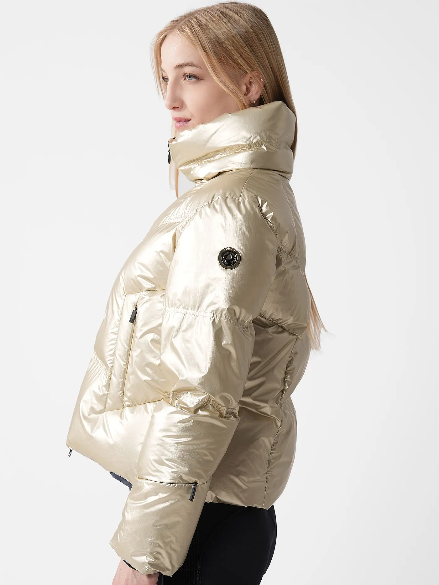 SPORTALM | Damen Ski Daunenjacke mit Kragen | gold