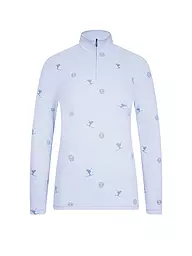 SPORTALM | Damen Ski Unterzieh Zipshirt | hellblau