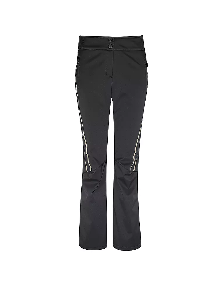 SPORTALM Damen Skihose mit geschwungenen Transfermotiven in icegold