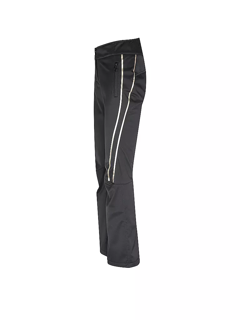 SPORTALM | Damen Skihose mit geschwungenen Transfermotiven in icegold  | schwarz