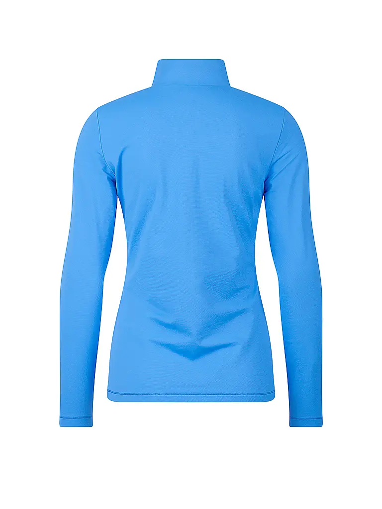 SPORTALM | Damen Unterzieh Zipshirt mit aufregendem Folienprint |