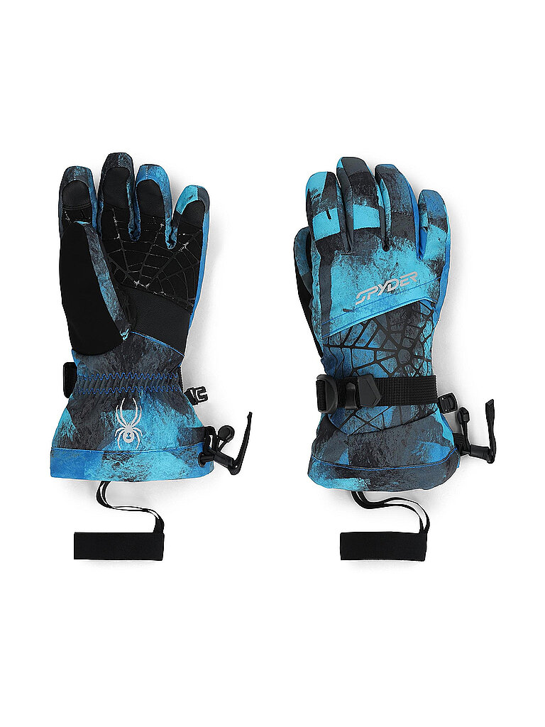 Spyder SPYDER Kinder Skihandschuhe Overweb blau | M, blau