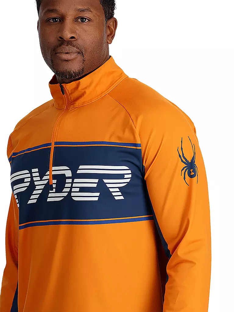 SPYDER | Herren Unterzieh Zipshirt Paramount | orange
