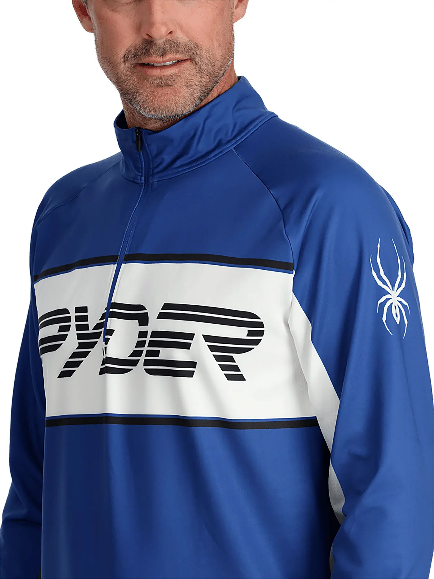 SPYDER | Herren Unterzieh Zipshirt Paramount | blau