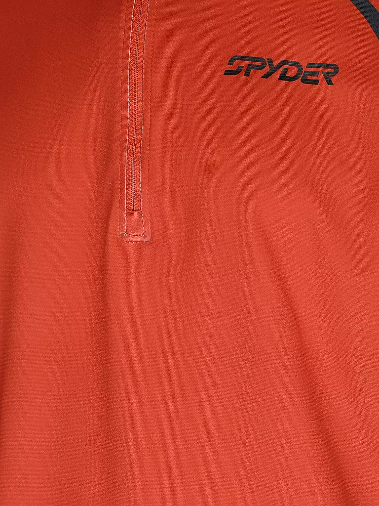 SPYDER | Herren Unterzieh Zipshirt Throwback Lightweight | rot