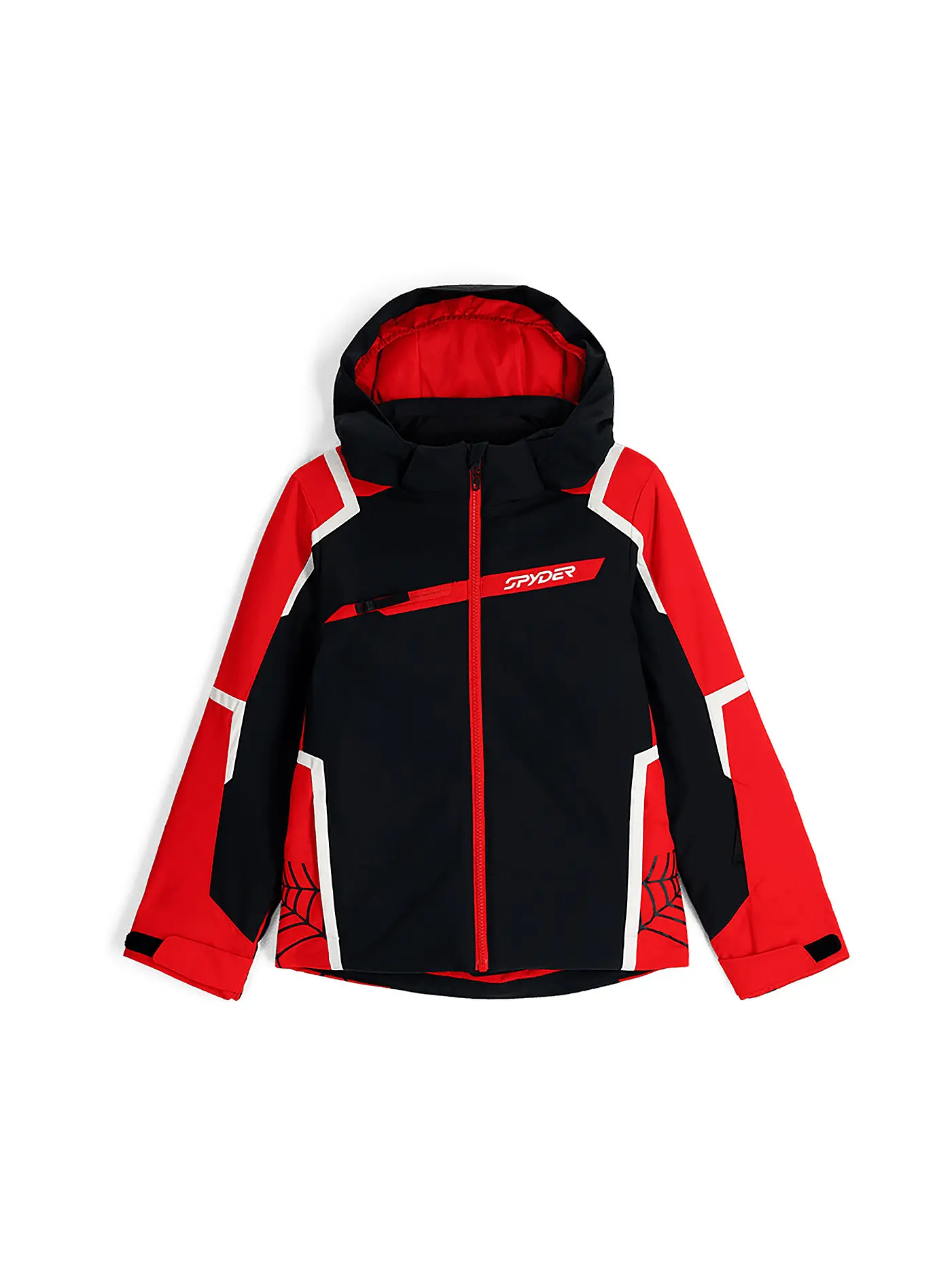 SPYDER | Jungen Skijacke Challenger | schwarz