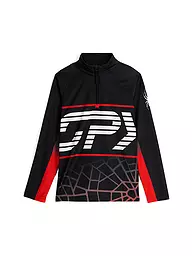 SPYDER | Jungen Unterzieh Zipshirt Web | schwarz