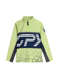 SPYDER | Jungen Unterzieh Zipshirt Web | gelb
