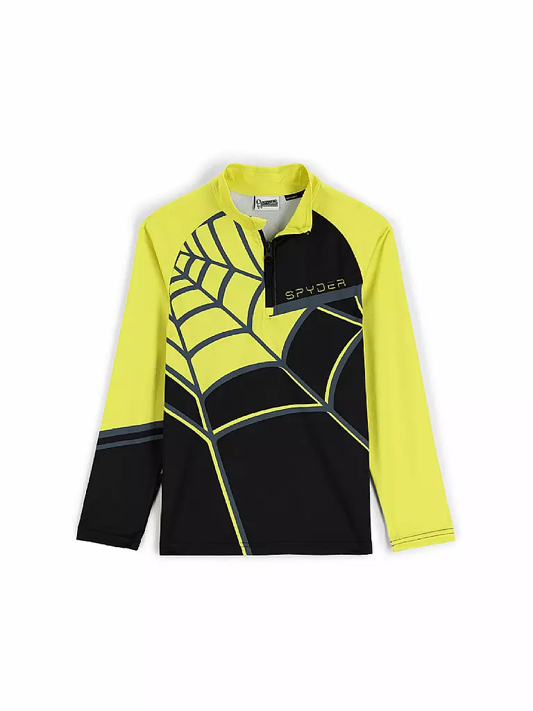 SPYDER | Jungen Unterzieh Zipshirt Web | schwarz