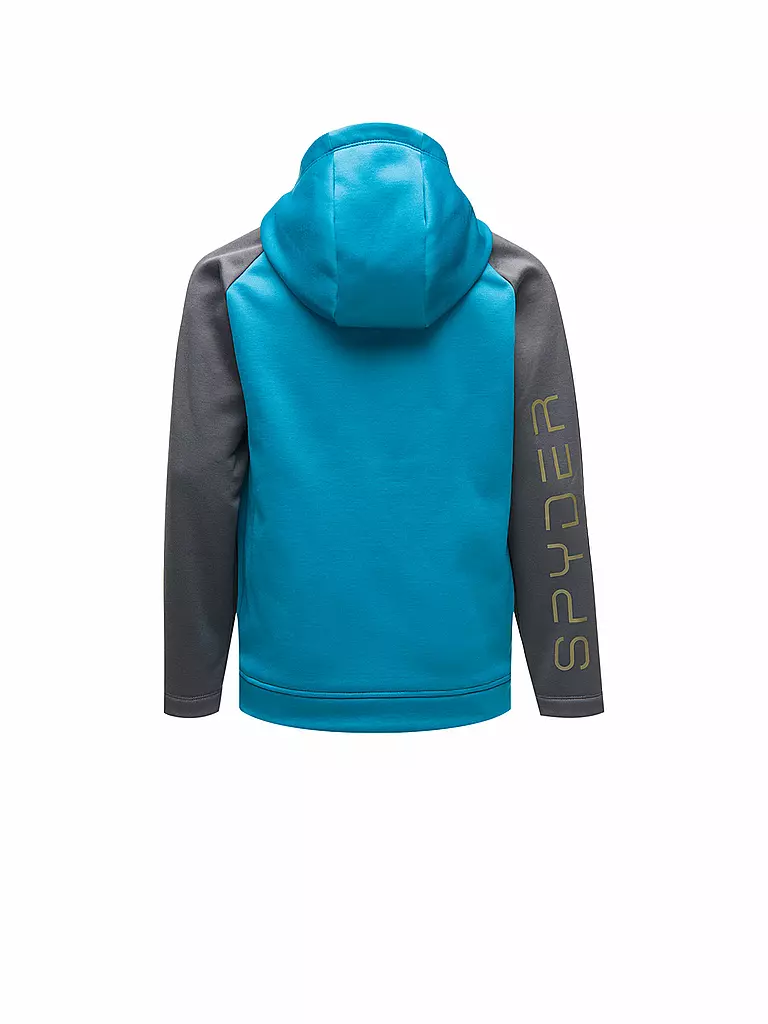 SPYDER | Kinder Ski-Unterzieher Ryan Hoodie | blau