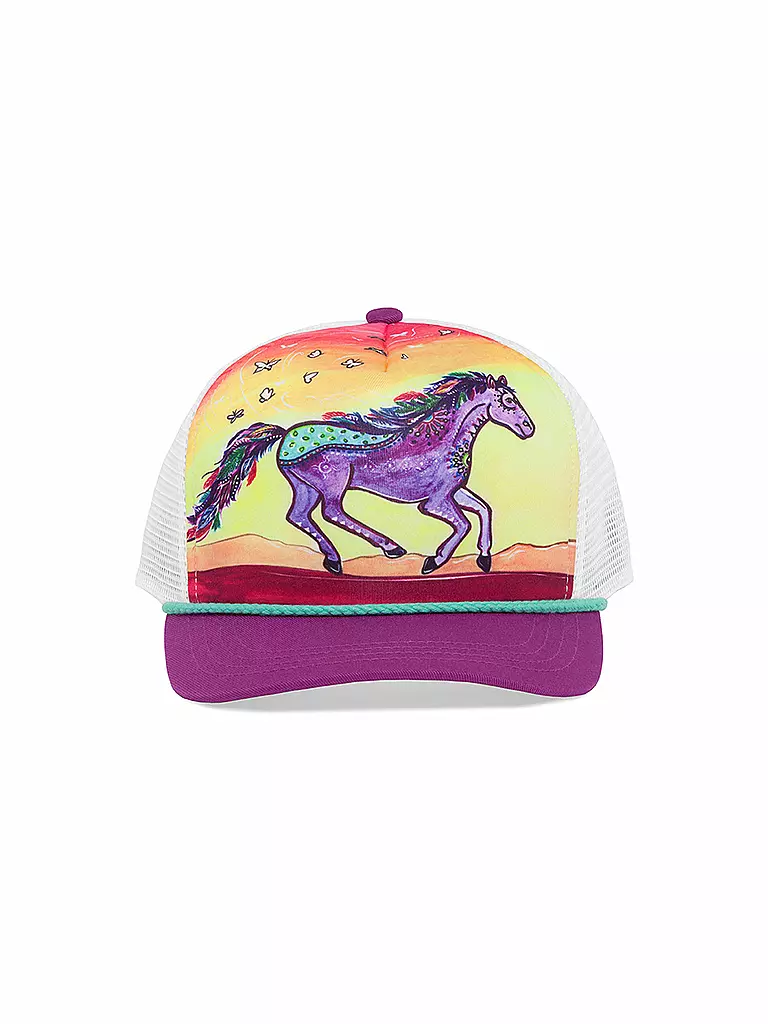 SUN DAY | Kinder Trucker-Kappe Artist Cool | lila