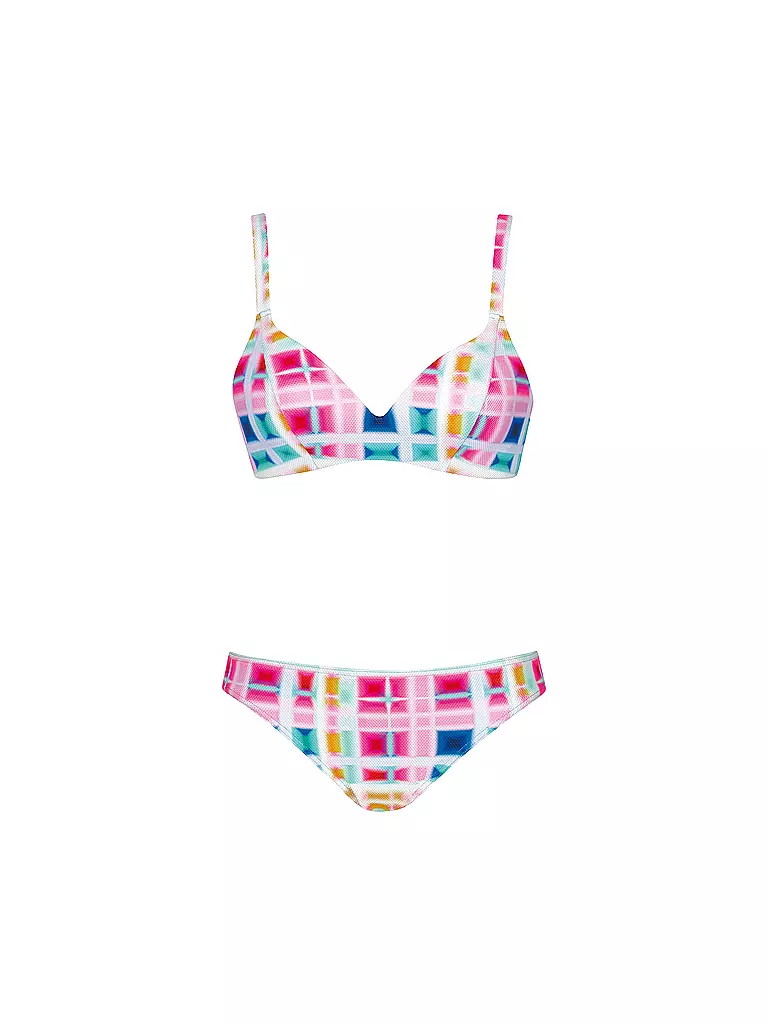 SUNFLAIR | Damen Bikini mit eingearbeiteten Softschalen | bunt