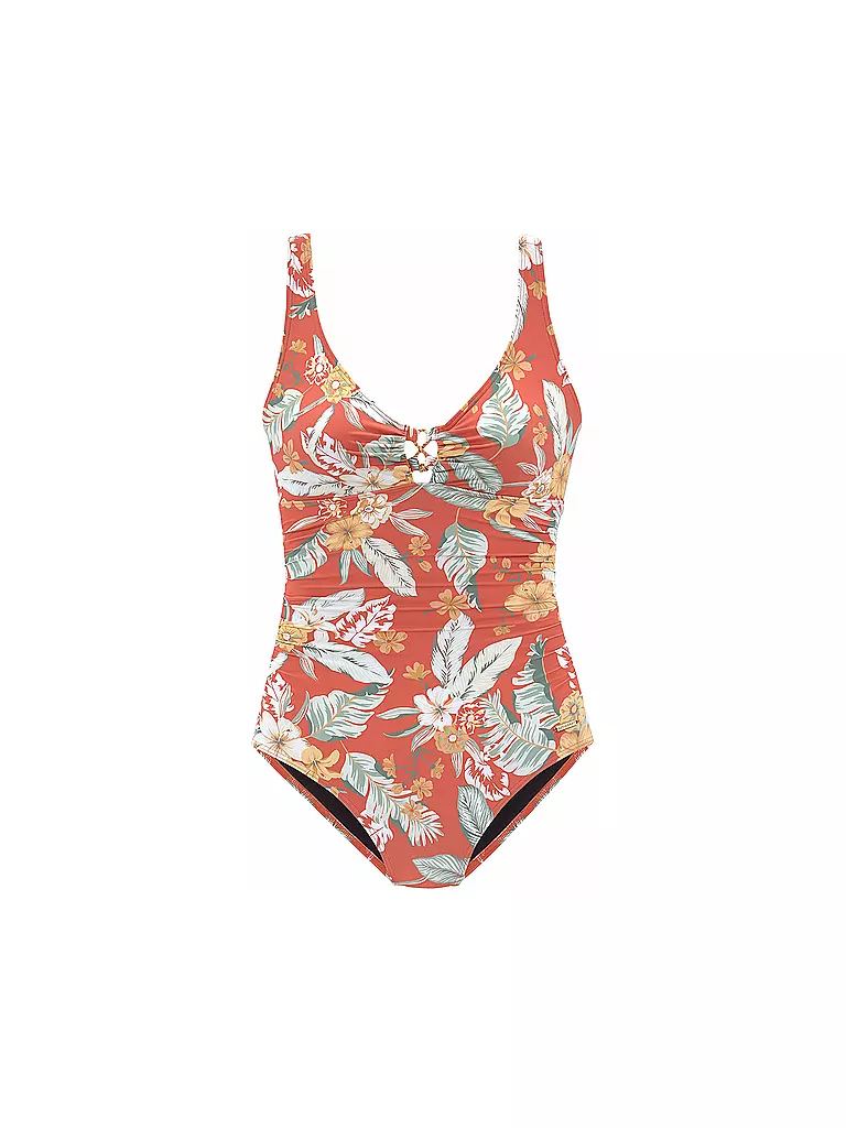 SUNSEEKER | Damen Badeanzug Rust Print | orange