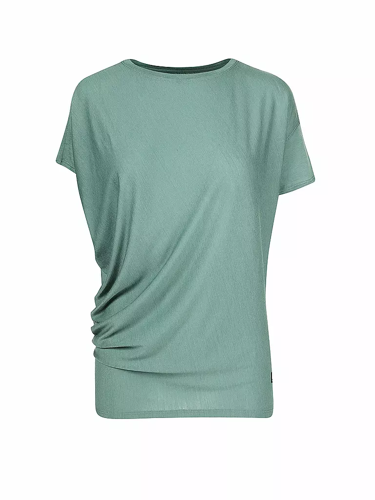 SUPER NATURAL | Damen T-Shirt Yoga Loose | grün