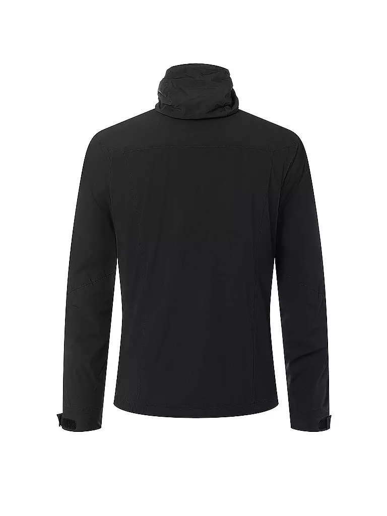 SUPER NATURAL | Herren Fleecejacke Alpine Active Hoodie | schwarz