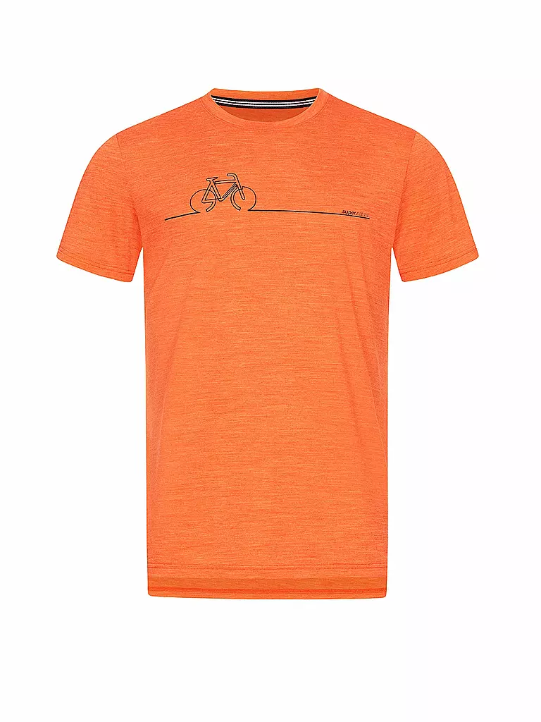 SUPER NATURAL | Herren Funktionsshirt Bike Line | rot