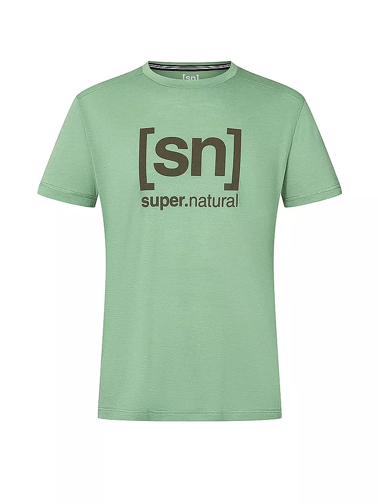 SUPER NATURAL | Herren Funktionsshirt Essential I.D | blau