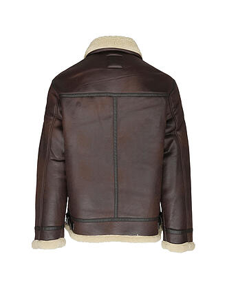 SUPERDRY | Herren Jacke Kunstleder