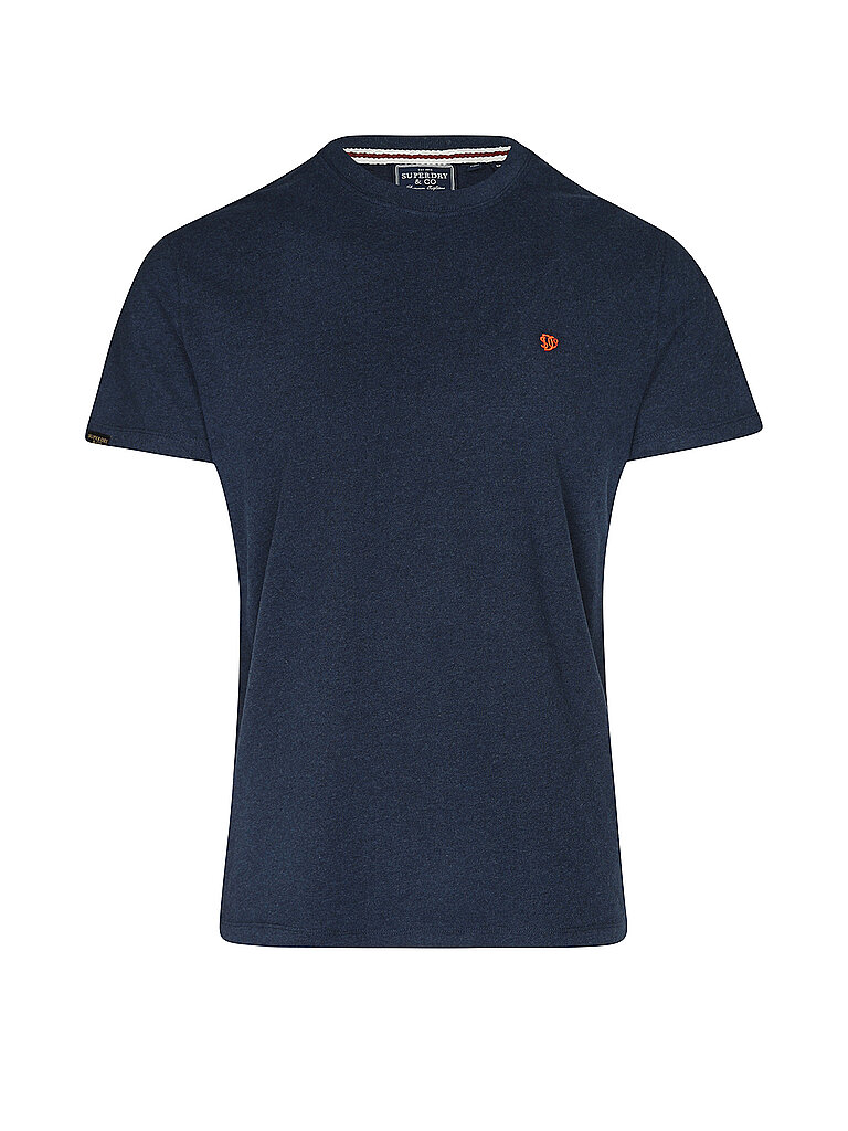 Superdry SUPERDRY Herren T-Shirt SD&Co Logo Embroidered dunkelblau | S, dunkelblau