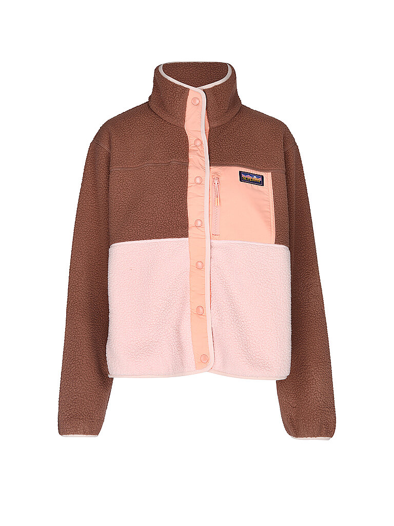 Superdry SUPERDRY Damen Fleecejacke Colour Block hellbraun | XS, hellbraun