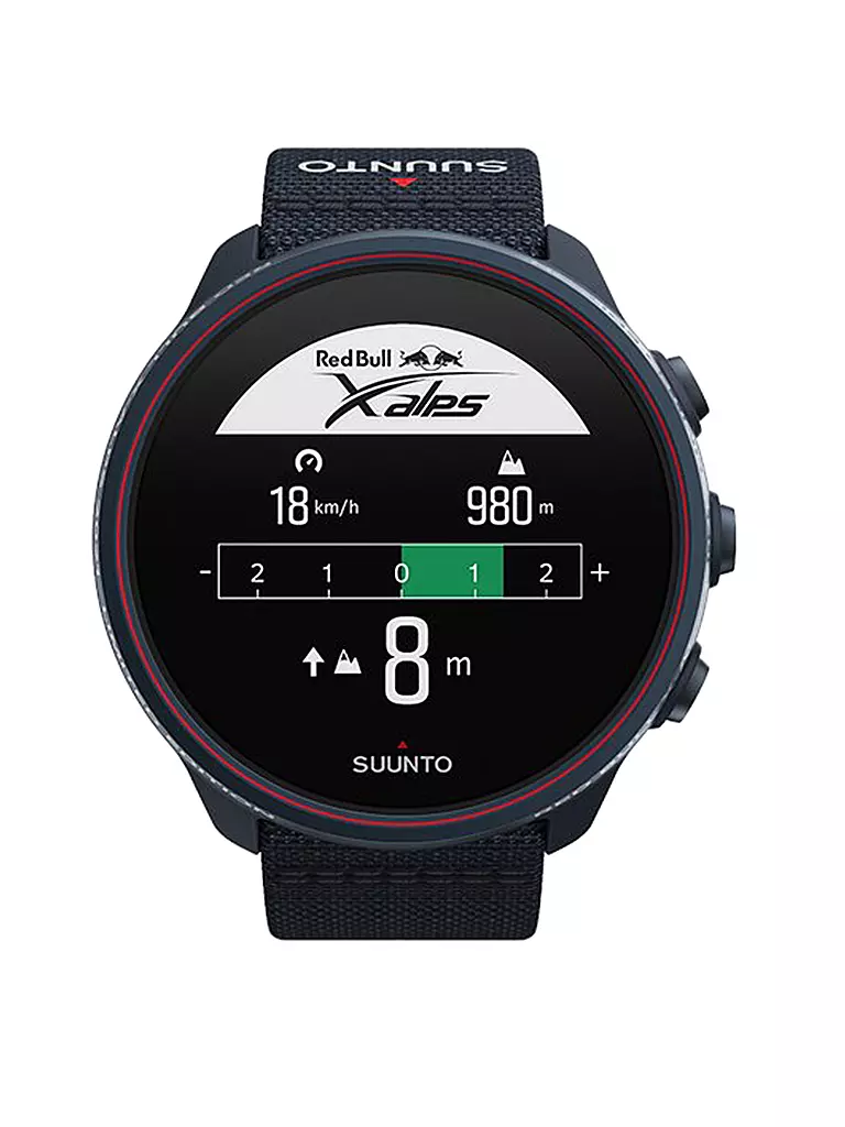 SUUNTO | GPS-Multisportuhr Suunto 9 Baro Titanium Red Bull X-Alps Limited Edition | schwarz