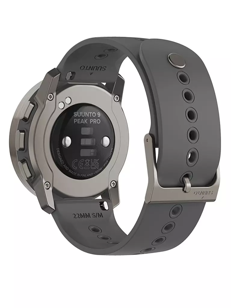 SUUNTO | GPS-Multisportuhr Suunto 9 Peak Pro Titanium Slate | grau