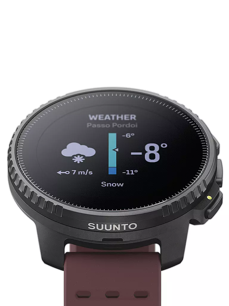 SUUNTO | GPS-Multisportuhr Suunto Vertical Black Ruby | rot